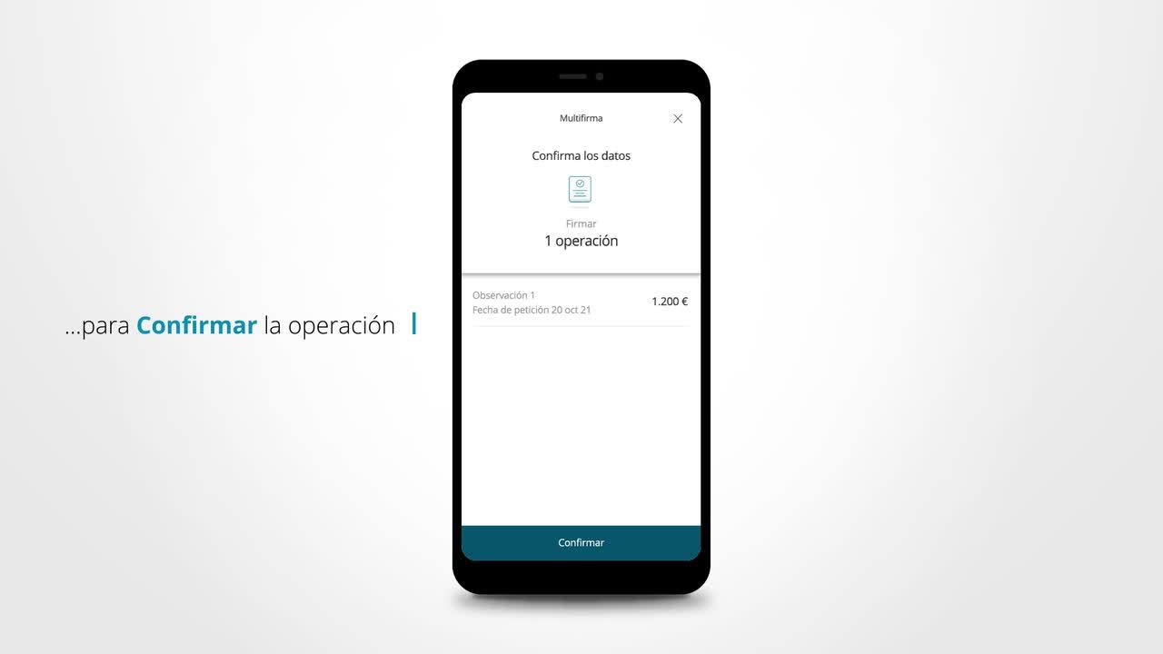 Autoriza operaciones con CaixaBankSign