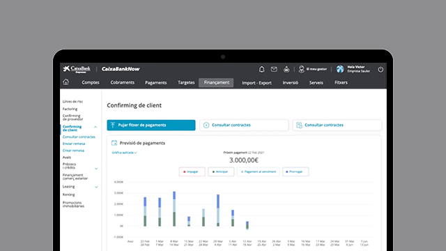 Gestiona la confirmació de pagament dels teus clients a CaixaBankNow