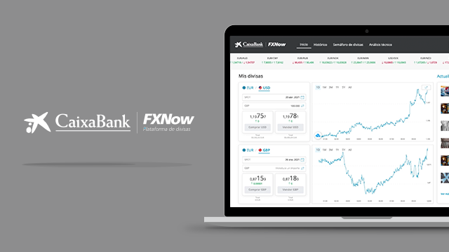 Operar en divisas nunca ha sido tan fácil con CaixaBank FXNow