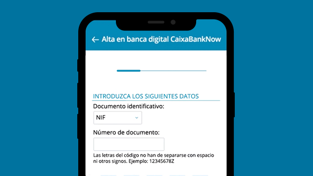 Darse de alta en CaixaBankNow