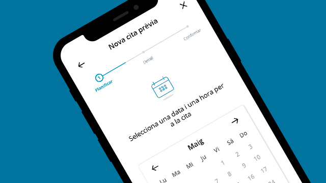 Demanar cita prèvia al teu gestor