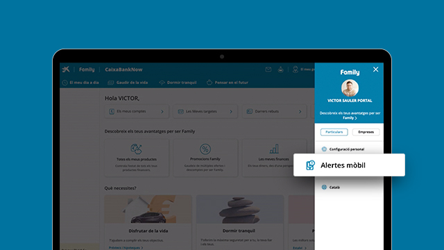 Activar alertes per estar al dia de les teves finances
